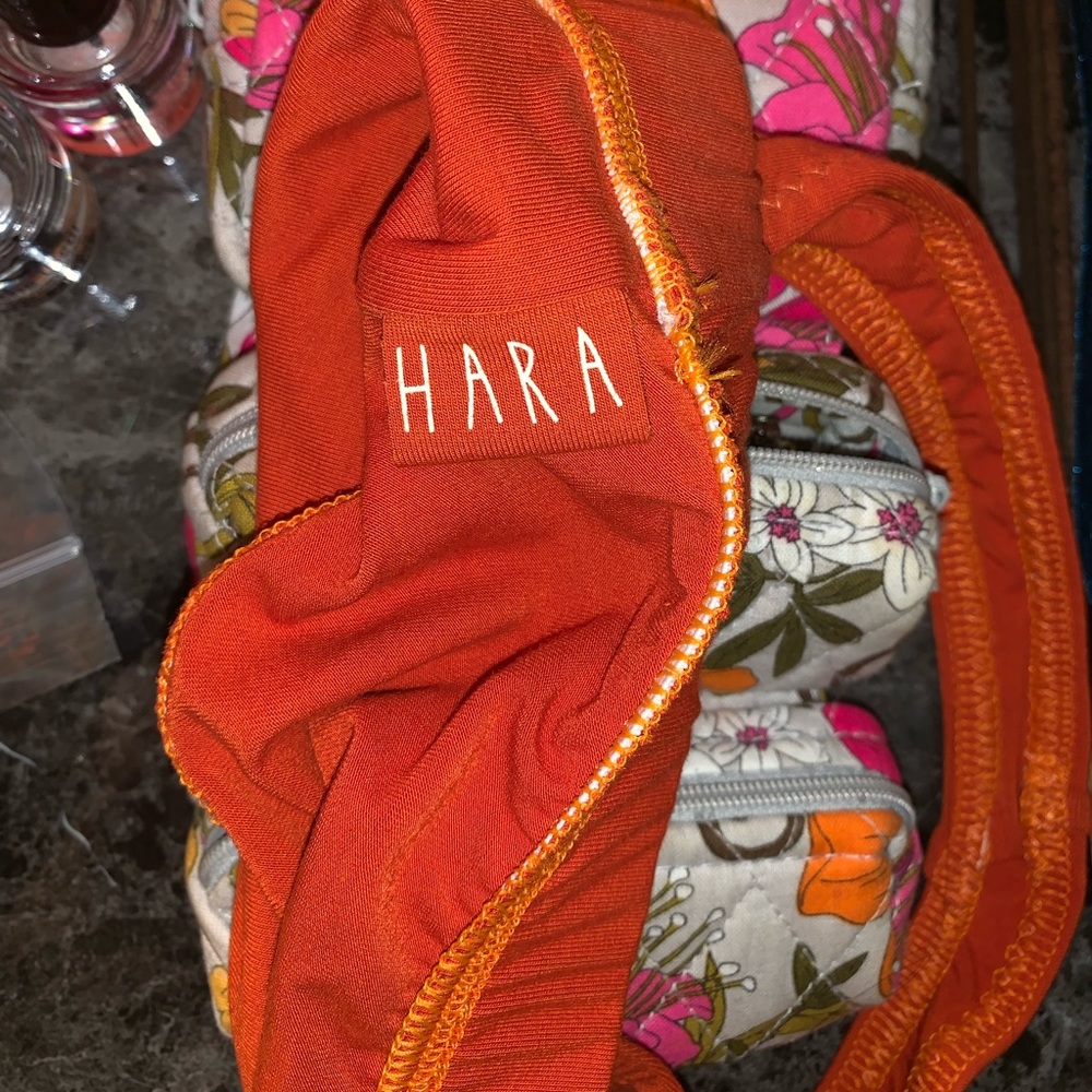 Orange Hara the label sports bra